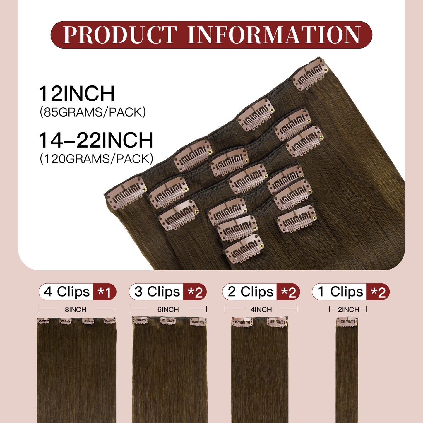 Hair Extensions: Clip-in